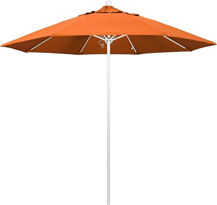 9' round Aluminum/Fiberglass Umbrella, Push Open,
