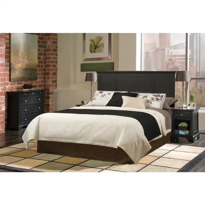 Bedford 4-Piece Black Queen Bedroom Set