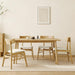Wooden Dining Chairs Set of 4, Upholstered Kitchen Chairs, Original