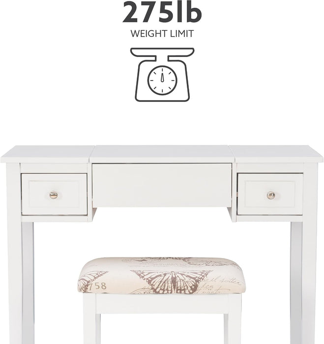 Vanity Set White