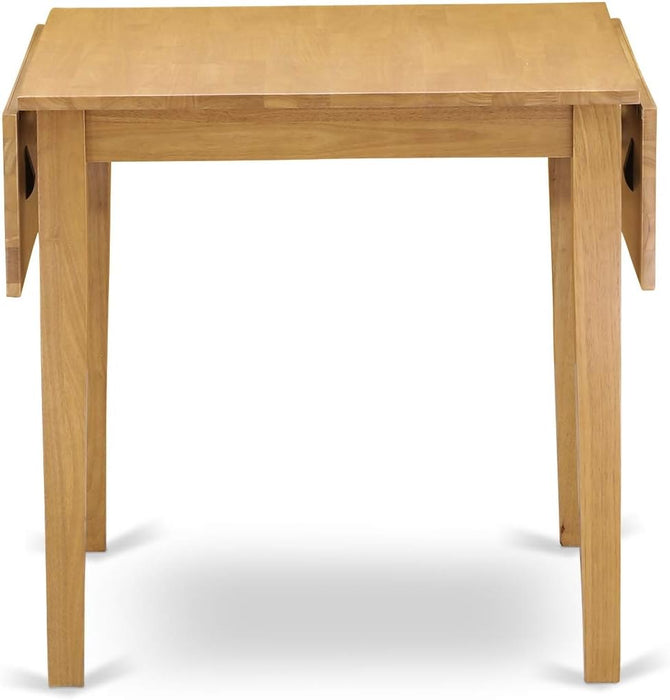 NDT-OAK-T Norden Dining Table - a Rectangle Wooden Table Top with Dropleaf & Stylish Legs, 30X48 Inch, Oak
