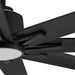 Kensgrove II 72 In. Smart Indoor/Outdoor Matte Black Ceiling Fan with Remote Included Powered by Hubspace