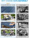 5 Seats HDPE Patio Conversation Sets, Outdoor Patio Furniture Set