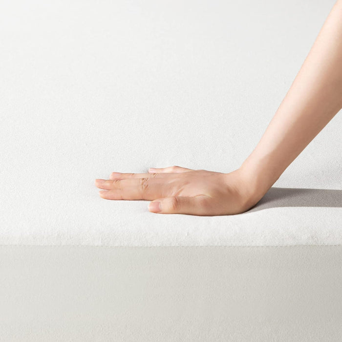 Full Mattress 6 Inch Bed-In-A-Box, Green Tea Memory Foam White