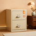 Fireproof Vertical File Cabinet (2 Letter Sized Drawers, Impact Resistant, Water Resistant), 27.75" H X 17.75" W X 25.06" D, Parchment