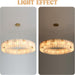 Round Alabaster Chandelier 40 Inch 16-Lights, Modern Gold Finish 2-Tier Spanish Natural Marble Pendant Lighting Fixtures, for Dining Room, Living Room, Bedroom, Foyer, Entryway