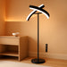 Floor Lamps for Living Room, 28W/1600LM Bright LED Floor Lamp with Remote & 2 Rotatable Lights, 74" Dimmable Tall Standing Lamp, Modern Reading Torchiere Corner Lamp for Bedroom Office, Black