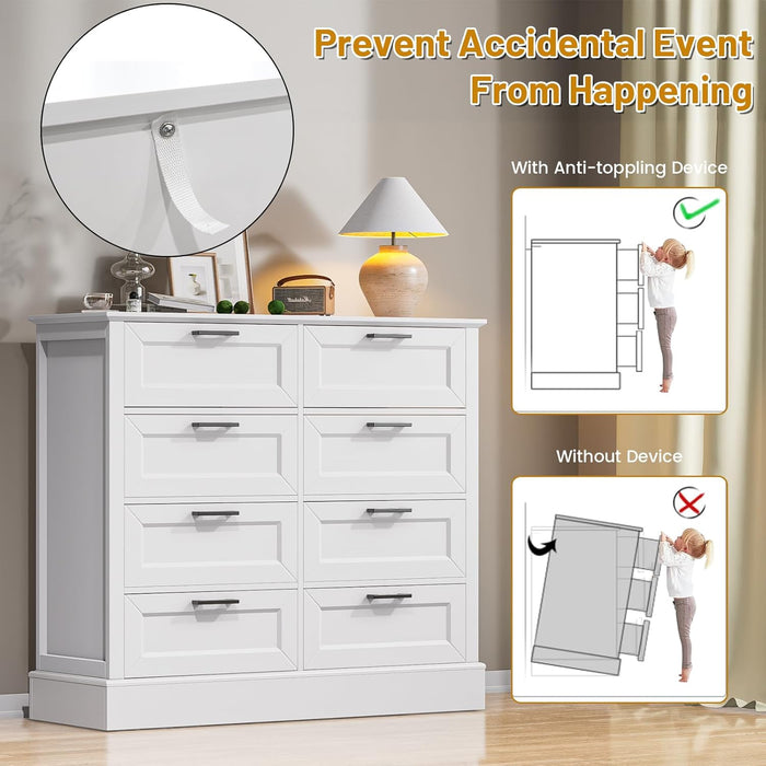 white modern farmhouse dresser Amazon.com: ZLWJGY White Dresser for Bedroom with 6 Drawer, Bedroom Furniture Organizer Storage, Wood Double Dresser & Chest of Drawers, Modern Farmhouse Style, Dressers for Closet, Living Room 30 Tall : Home
