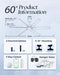 Brushed Aluminum Smart Ceiling Fan Featuring Remote