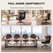 PU Leather Office Chair, Computer Desk Chair with Dual Back Support