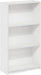 Basic Book Shelf, 3-Tier Modern Bookshelf, Bookcase with Open Shelves, 9.3 X 21.8 X 39.5, for Living Room, Bedroom, Home Office, White