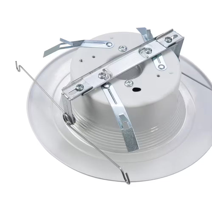 5 In. and 6 In. 3000K White Integrated LED Recessed Ceiling Light Fixture Retrofit Downlight Trim at 90 CRI, Soft White