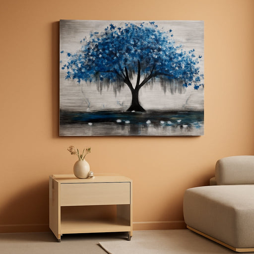 Framed Wall Decor for Living Room Wall Art for Office Bedroom Decor Tree Panoramic Landscape Wall Paintings Canvas Prints Textured Abstract Pictures Artwork Modern Home Decorations