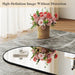 63"X20" Arched Full Length Floor Mirror, Full Body Mirror with Stand