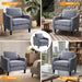Grey Upholstered Accent Chair Mid Century Contemporary
