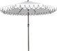 9Ft Elegant Valance Patio Umbrella, Outdoor Umbrellas for Patio with Auto-Tilt and Crank Systerm, Table Umbrella for Outdoors, Poolside,Beach, Backyard