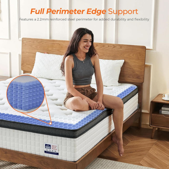 Queen Size Hybrid Mattress Gel MemoryFoam ProEdition