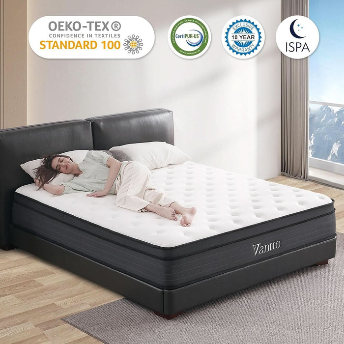 IndustrialGrade Size MemoryFoam Hybrid Mattress StabilityProPlus