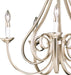 Dover Five Light Chandelier Brushed Nickel TwentyFourInch