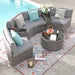 Rasmus 7 Piece Rattan Sofa Seating Group with Cushions