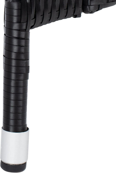 Outdoor Collection Edna Black/White Cushion 3-Piece Lounge Set PAT7719A