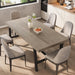 71''Industrial Dining Table for 6-8 People，Large Kitchen Table