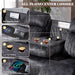 Zero Gravity Power Recliner Sofa Couch – Electric Reclining Sofa with Drop down Table & Wireless Charging, 3 Seater Dual Reclining Couch with Adjustable Headrests for Living Room (Velvet, Grey)