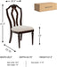 Lavinton Traditional Upholstered Dining Chairs - Tan (Set of 2)