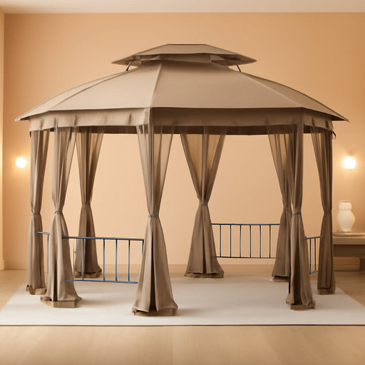 Replacement Canopy Top Cover Compatible with the Wilson & Fisher Jefferies Gazebo - Riplock 350