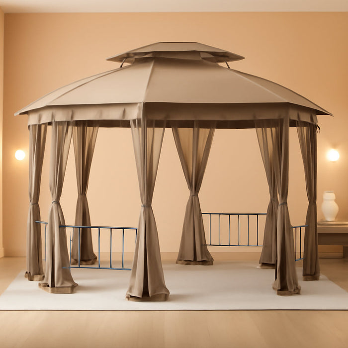Replacement Canopy Top Cover Compatible with the Wilson & Fisher Jefferies Gazebo - Riplock 350