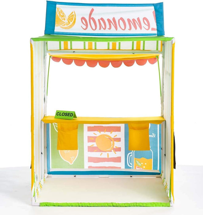 Kids’ Deluxe Lemonade Stand Playhouse, Play Set, Indoor & Outdoor Play Tent, Pretend Play, Roleplay, 100% Cotton Canvas, Encourages Imagination & Creativity, STEM, STEAM Toy, Ages 3+