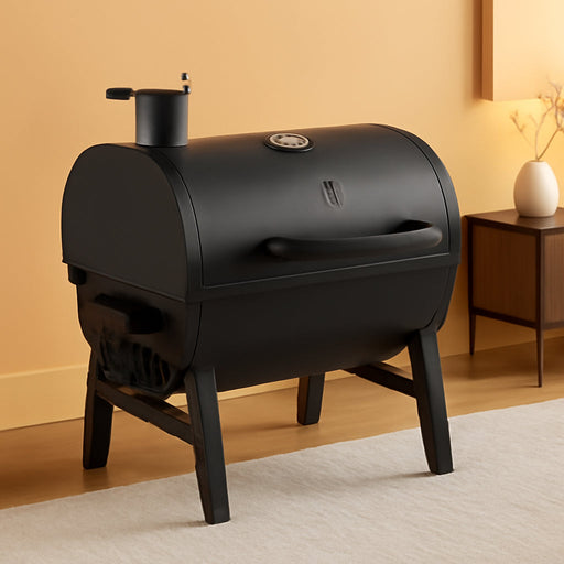17.5" Portable Charcoal Grill with Adjustable Chimney Vent, 349 SQ. in Cooking Area, Table Top Grill for Camping, Outdoor Cooking, Patios, and More – 820-0258