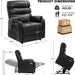 Dual Motor Power Lift Recliner Chair for Elderly with Heat & Massage