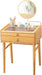 Vanity Desk, Makeup Vanity Table with Mirror, Dressing Table with 2 Drawers,Modern Wood Bedroom Vanity Vintage Dressing Table for Women Girls