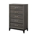 Watson Bedroom Set Grey Oak and Black