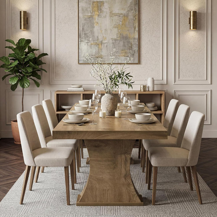 78" Dining Table, Kitchen Table for 6-8,Large Dining Room Table