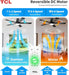 52" Black Ceiling Fan with Light and Remote, Modern LED 3-Color, 3CCT, Quiet Motor for Bedroom, Living Room, Dining Room, Ceiling Fans with Lights (Black)