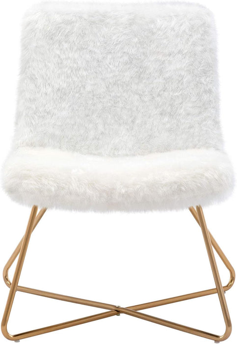 Faux Fur Upholstered Living Room Chair