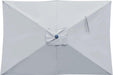 Rectangular Patio Umbrella, Table Market Umbrella with Tilt and Crank, Outdoor Umbrella for Garden, Deck, Backyard, Pool and Beach