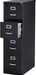 4-Drawer Vertical File Cabinet, Letter/Legal, Locking, Black