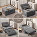 Sofa Bed,  Convertible Recliner Single Sofa Bed, Free Installation, 730 Lbs, Dark Gray