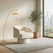 Beige Velvet 360 Swivel Oversized Designer Armchairs