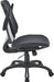 Riley Ventilated Manager'S Office Desk Chair with Breathable Mesh Seat and Back, Black Base with Black
