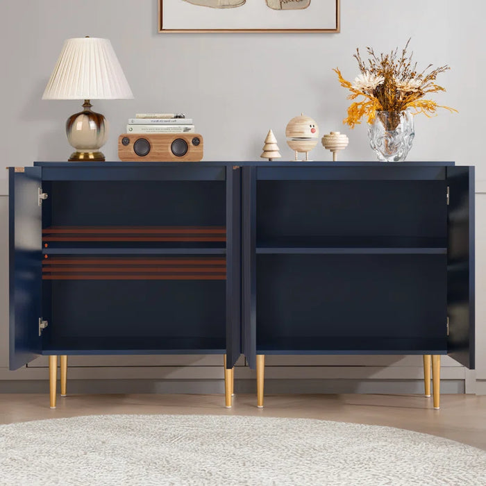 Rishaw 34.3" Tall Adjustable Shelf 2 - Door Accent Cabinet