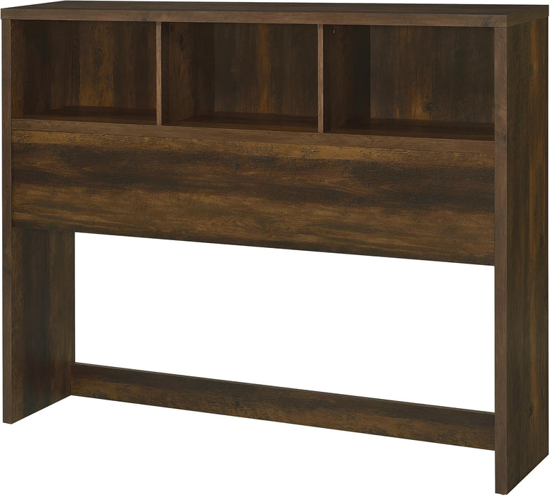 Westpark 49-Inch Queen Bookcase Headboard Dark Pine