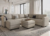 Oversized Velvet U-Shaped Sectional Sofa with Storage