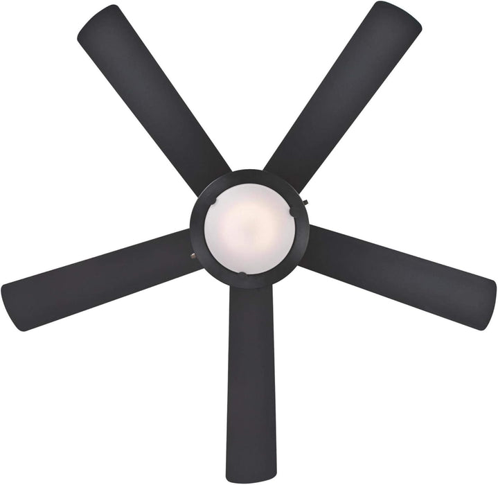 7224200 Comet Indoor Ceiling Fan with Light, Matte Black