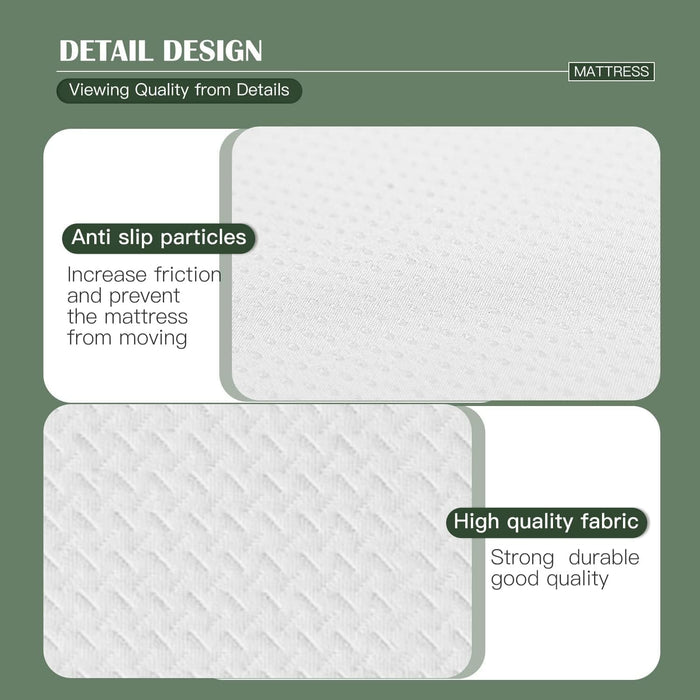 | 8 Inch Twin Mattress | Medium Firm Base Foam Mattress