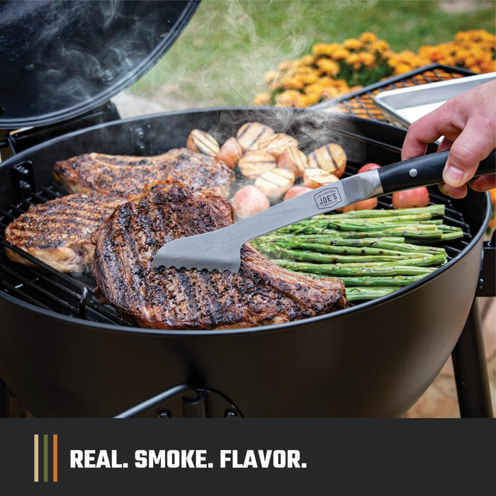 Blackjack 21.5 In. Heavy-Duty Kettle Charcoal Grill with 382 Sq. In. Cooking Area, Black