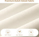 Queen Size Bed Frame, Velvet Upholstered Platform Bed, Cream